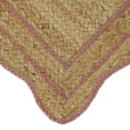 thumbnail image 4 of The Pioneer Woman 100% Jute Scallop Kitchen Rug, Natural & Coral, 20" x 34", 4 of 9