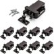 thumbnail image 1 of 8 Pack Push Latchtouch Latch Safe Push Latchrebound Self-locking Deviceopen Catch Lock Drawer Cabinet Catch Touch Latch Cupboard Bedroom gx2024120525, 1 of 5