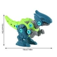 thumbnail image 3 of Aodebiao Mechanical Dinosaur STEM Toy Assembly Kit DIY Disassemble Puzzle Set Educational Science Building Playset ABS Safe Screw Tool Hands-On Learning Creative Decoration Gift, 3 of 8