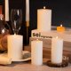 thumbnail image 4 of Pillar Candles KONNI, 10 unidades, color blanco, 5 x 10 cm, sin perfume, 400 g, 4 of 7