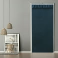 thumbnail image 6 of HomeDM Thermal Insulated Door Curtain, Thicken Cotton Curtain Entrance Cover Patio Door Insulation Cover Keep Warm Winter, Army Green, 31.5"x78.7", 6 of 7