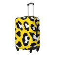 thumbnail image 2 of PAYOHTO Highly Elastic Spandex Suitcase Cover Luggage Cover Small Fits 18 to 21 Inch Yellow Leopard Print, 2 of 8