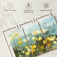 thumbnail image 6 of Elephant Stock Field Of Poppies Bright Wall Art - Horizontal Multi Panel Canvas - Living Room Wall Decor - Floral And Botanical Multi Panel - Blue And Gray Decor By Danhui Nai - 74" x 48", 6 of 8