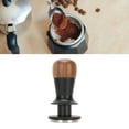 thumbnail image 3 of Coffee Hand Tamper, Walnut Stainless Steel Tamper 3 Sizes Constant Pressure Espresso Tamper, Sound Feedback, Adjustable Threaded Base, Ergonomic Design, 3 of 7