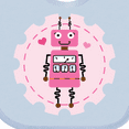 thumbnail image 4 of Inktastic Robotics Girl Robot Gear Girls Baby Bib, 4 of 4