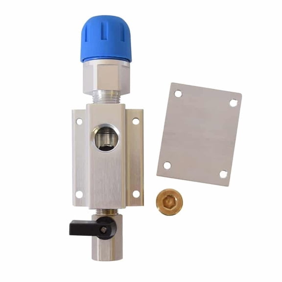 RapidAir FastPipe Single Port 3/4" Wall Outlet Kit 1/2" NPT Compressed Air Piping F1014