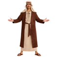 thumbnail image 4 of Saint Joseph Outfits Adult Biblical Shepherd Robe Set for Girls Men Women Christmas Nativity Play Robe, 4 of 7