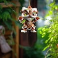 thumbnail image 4 of Chinese Creative Explosion National 2D Flat Acrylic Car Backpack Pendant Dance Doll Key Chain. Backpack Key Chain Window Tree Family Holiday Decorations, 4 of 8