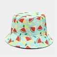 thumbnail image 3 of TANGNADE Visor Hats for Women Male's And Female's Casual Fisherman's Hat 3D Printed Pattern Tie Dye Double Basin Outdoor Summer Hats Red, 3 of 3