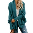 thumbnail image 1 of Sherrylily Women Open Front Kimono Cardigan Batwing Sleeve Cloak Outwear Sweaters S-XL, 1 of 4