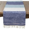 thumbnail image 1 of SARO 4867.M1672B 16 x 72 in. Rectangular Tasseled Design Chindi Table Runner - Multi Color, 1 of 4