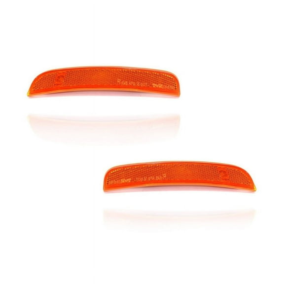 Side Marker Light Assembly - TYC Fit/For 15-20 Dodge Charger - Front, LED - Pair, Left Driver   Right Passenger Set - 68214404AA, 68214405AA