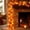 multicolor,Orange, variant on 6.6 Ft Lighted Artificial Fall Maple Leaf Garland Indoor Decoration, Halloween Plastic Hanging Vine with Warm LED Light for Thanksgiving Halloween Mantel Stair Porch Indoor