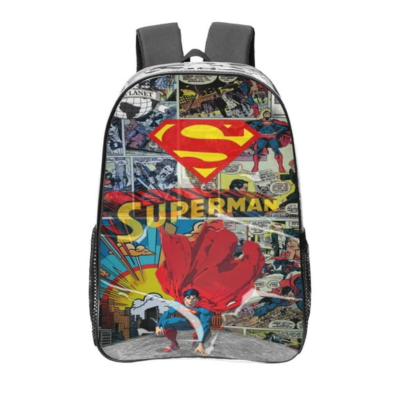 S-u-perma Clear Backpack Heavy Duty Transparent Bookbag See Through PVC Backpacks for Women Men