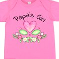 thumbnail image 4 of Inktastic Papa's Girl Heart Flowers Girls Baby Bodysuit, 4 of 5