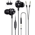 thumbnail image 1 of wonima11 Wired Earphones Earbud Headphones with Microphone, Li Wired Earphones in-Ear Earbuds Headphones with Extended 3.5mm Y-Splitter for PC, Laptops, Gaming, Online Meetings, 1 of 1