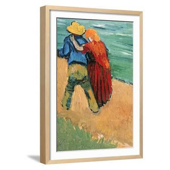 A Pair of Lovers, Arles, 1888, Figurative Framed Art Print Wall Art by Vincent van Gogh