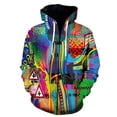 thumbnail image 1 of Sudadera con capucha para hombre, gran oferta, con estampado artístico 3D, cremallera, patrón geométrico abstracto, sudadera Harajuku de manga larga, sudaderas tipo pulóver, 1 of 6