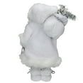thumbnail image 3 of Northlight 12" White Standing Santa Claus Christmas Figure with Lantern, 3 of 5