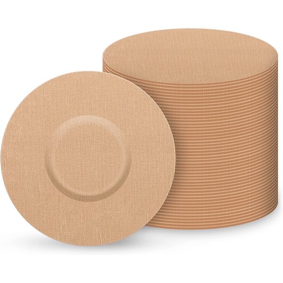 CGM Patches for Freestyle Libre & Medtronic Guardian (25-Pack), Sweat-Resistant Waterproof Breathable Skin-Friendly Latex Free Adhesive Patches, Durable CGM Patches (Tan)