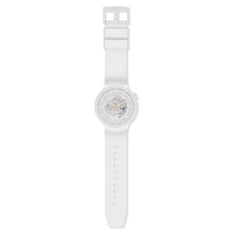NWT Swatch C-White Quartz Skeleton Dial Men\'s Watch Swatch C-White Quartz Skeleton Dial Men main image 2