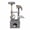 Light Gray, variant on SUGIFT 48 Inches Tall Cat Tree Multi Level Kitten Tower with Large Condo and Padded Top Perch for Indoor Cats, Light Gray,