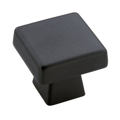 3/8' Antique Bronze Knob - Blackrock 1-1/2 in (38 mm) Length Black Bronze Cabinet Knob
