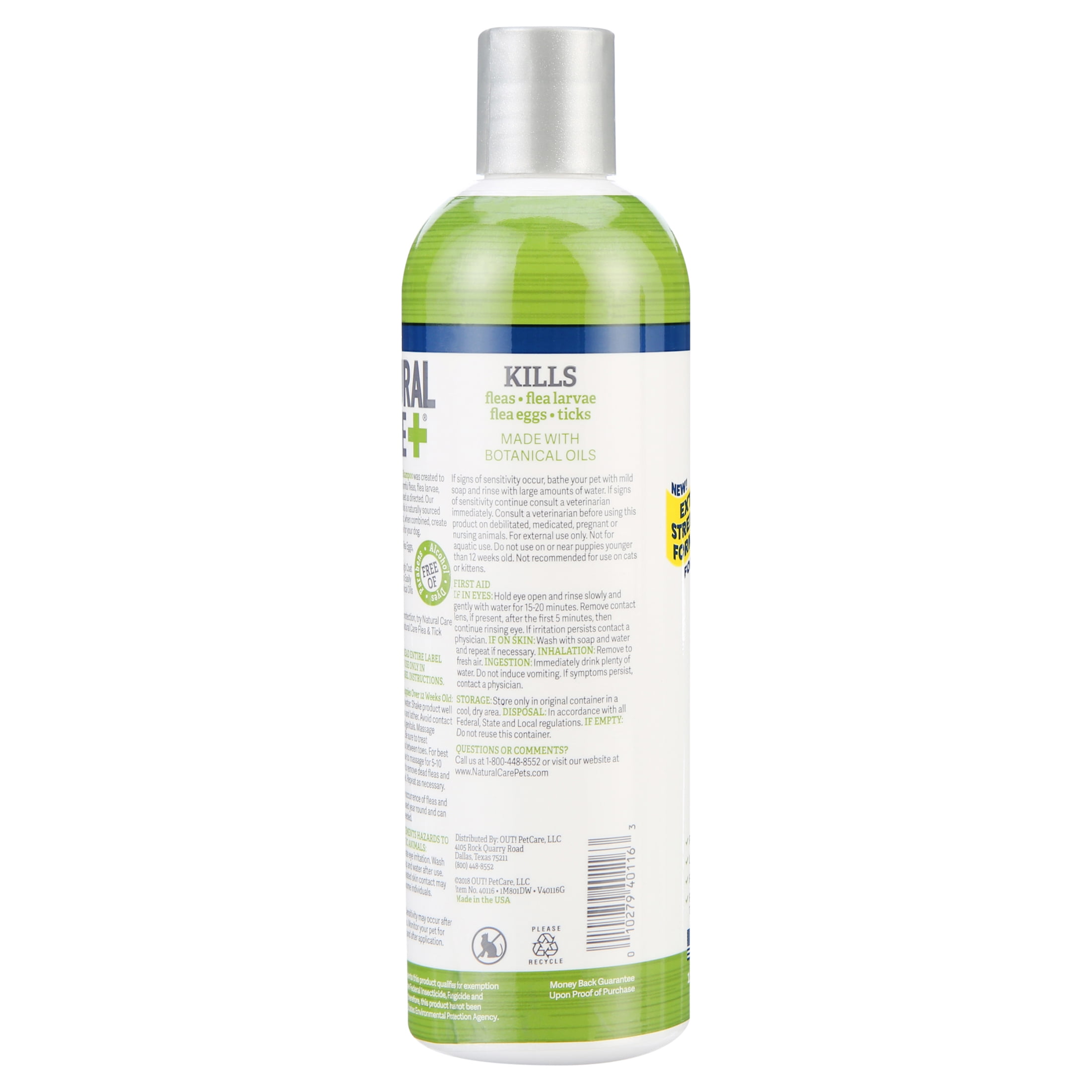 natural care flea and tick shampoo