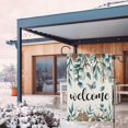 thumbnail image 2 of Winter Garden Flag 12.5x18 Double Sided, Welcome Winter Leaves Snowflake Seasonal Farmhouse Yard Outdoor Decorative Flag, 2 of 6