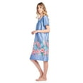 thumbnail image 2 of Casual Nights Women's Short Sleeve Muumuu Lounger Dress, 2 of 5