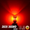 thumbnail image 6 of Alla Lighting 1157 7528 LED Bulbs 2600lm Extreme Super Bright Car Turn Signal Lights Reverse Lights Stop Brake Lights Tail Lights DRL BAY15D 2357 3496 2057, Red, 6 of 7