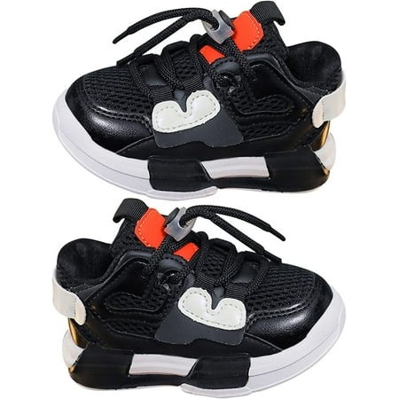 

Girls Shoes Autumn and Winter Children s Sports Shoes Middle and Big Children s Sneakers (Black 11.5 Little Kids)