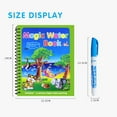 Water Drawing Book Water Reusable Doodle Board For Kids It Poster