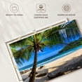 thumbnail image 6 of Elephant Stock Palm Tree On A Sandy Beach Wall Art - Horizontal Canvas Wall Art - Living Room Wall Decor - Beach Canvas - Brown And Beige Decor - 30" x 20", 6 of 8