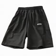 thumbnail image 5 of NIEWTR Boys Basketball Shorts Breathable Mesh Athletic Shorts with Drawstring for Gym Play(Black,11-12 Years), 5 of 5