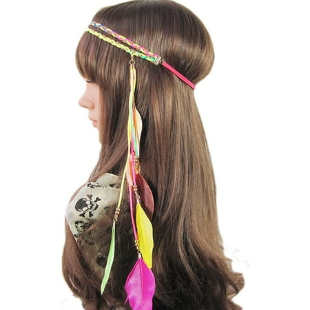 Feather Headband Hippie Hair Straps - Tassel Braided Feather Headdress Leather Rope for Women Festival Carnival Hair Accessories | Walmart Canada Feather Headband Hippie Hair Straps - Tassel Braided Feather Headdress Leather Rope for Women Festival Carnival Hair Accessories | Walmart Canada