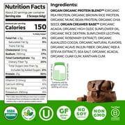 Orgain Organic Vegan 21g Protein Powder, Plant Based, Creamy Chocolate 2.03lb