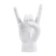 thumbnail image 2 of Estatua de mano de roca con gesto, colección de esculturas de mano, escultura de dedo moderna de resina Blanco Derecha, 2 of 9