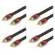 thumbnail image 1 of 4X Cable de Audio Digital RCA Estéreo Premium RCA Una RCA Cable Coaxial SPDIF Altavoz Macho Cable, 1 of 5