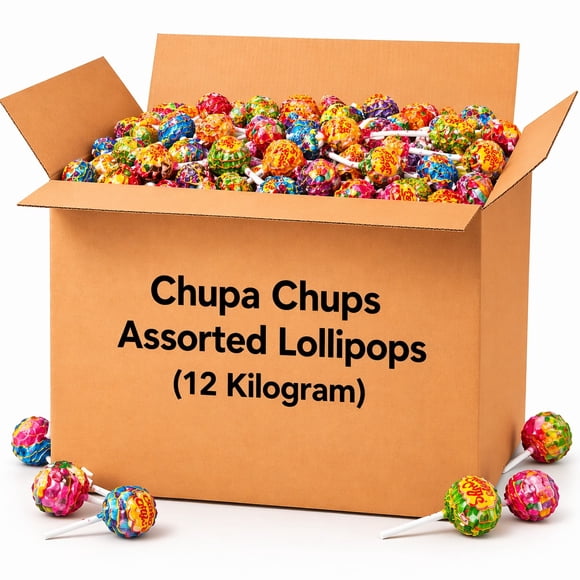 Chupa Chups Assorted Flavour Lollipops - Bulk Party Pack, Individually Wrapped - 26 lbs