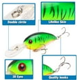 thumbnail image 5 of OPOLSKI 5Pcs Crank 3D Eyes Fishing Lure Hard Bait Bass Crankbait Sharp Fish Hook Tackle, 5 of 8
