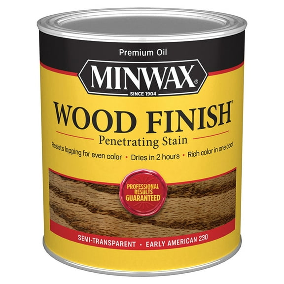 4-Pack of 1 qt Minwax 70008 Early American Wood Finish Oil-Based Wood Stain