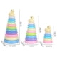thumbnail image 5 of Rainbow Stacking Rings Tower Duck Toy Para Niños Bañera De Colores Juguetes De Desarrollo Temprano Speravity FN006916-01, 5 of 6