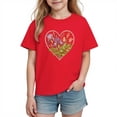 thumbnail image 2 of hengsof T-shirt Basique à Manches Courtes et Col Rond pour Enfants, 2 of 3