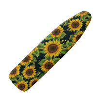 HELLHERO Easy Installation 15x54 Ironing Board Cover, Sunflowers Elastic Edge for Smooth Iron, Easy Installation Home Decor Protective Cover