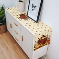thumbnail image 4 of Thanksgiving Turkey Table Runners Fall Leaf Autumn Harvest Pumpkin Non-Slip Rectangle Party Table Decorations Dresser Scarf for Kitchen,Home,Dining Table,Outdoor,18X72 Inches Long,Yellow, 4 of 8