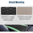 thumbnail image 3 of Car Center Console Cover, Universal Leather Waterproof Armrest Seat Box Cover Protector, Comfortable Car Decor Accessories Fit for Most Cars, Vehicles, SUVs-Light green, 3 of 7
