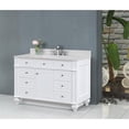 thumbnail image 7 of Design Element Winston 48" Solid Wood Single Sink Bathroom Vanity in White, 7 of 7