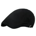 thumbnail image 2 of QURATI Newsboy Hats Berets Hat Flat Cap Driving Hat Adjustable Breathable Summer Hats for Men Women Lightweight Casual Outdoor Travel Black One Size, 2 of 2