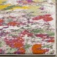 thumbnail image 3 of SAFAVIEH Watercolor Isabella Abstract Area Rug, Light Green/Rose, 6'7" x 9', 3 of 8